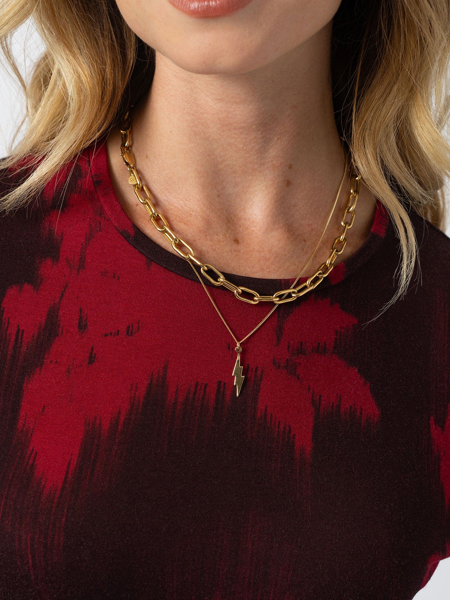 Austen Crew Neck Long Sleeve Tee - Pink Fade Floral